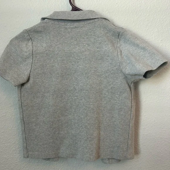 Brandy Melville small button up gray shirt - Picture 6 of 6